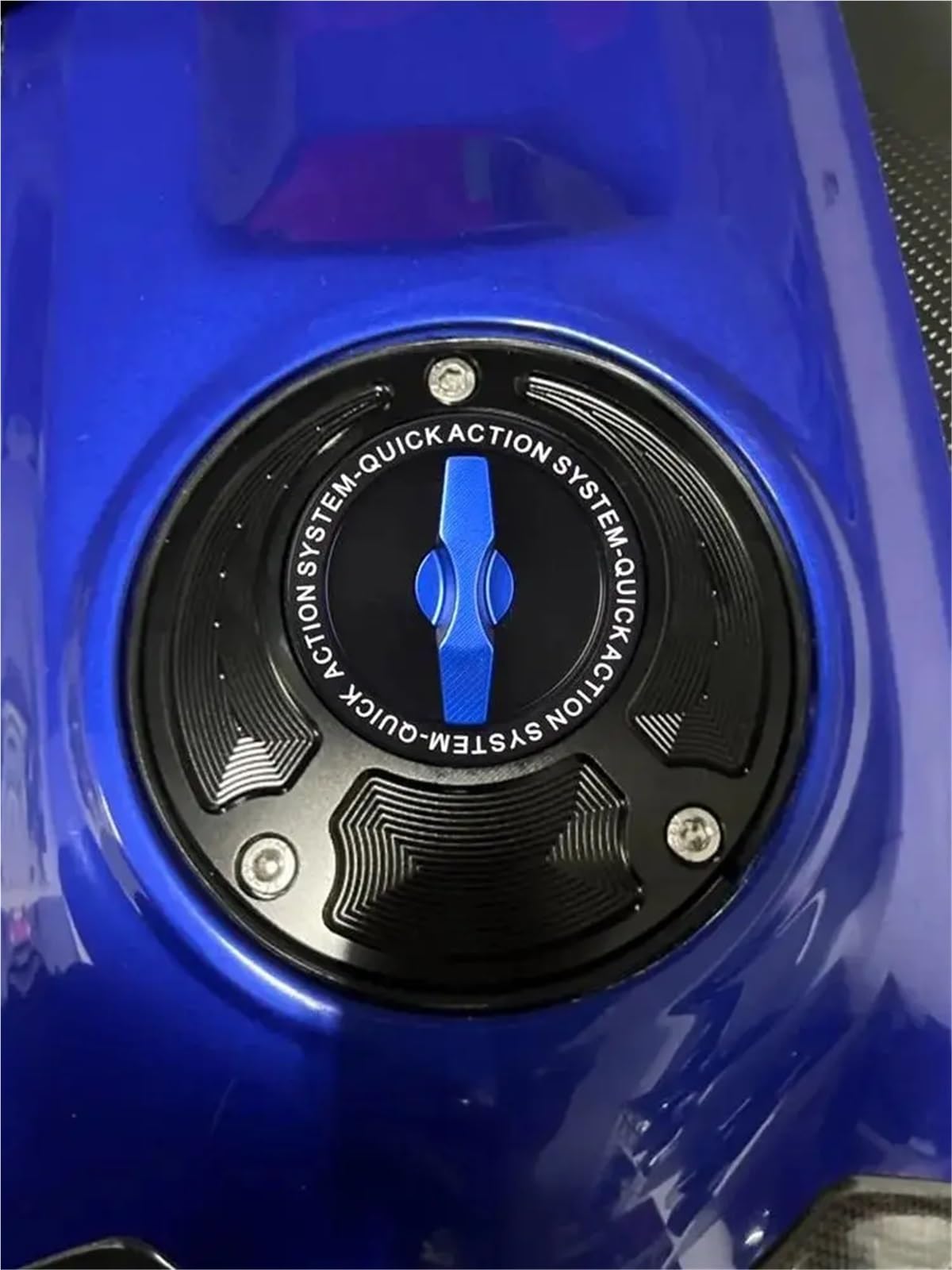 Pasuje do Yamaha R1 R6 FZ6 MT-01 MT-03 Mt07 MT-09 MT-10 MT-25 CNC aluminium Keyless pokrywa zbiornika paliwa