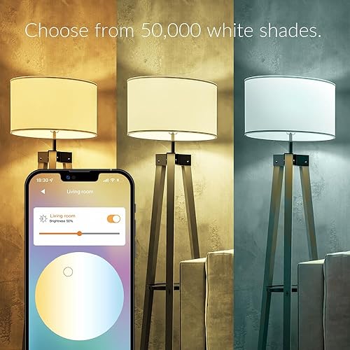 Miniatura 3 de ERIA Zigbee - Bombilla inteligente A19 blanca sintonizable, compatible con Alexa, Google Assistant, Philips Hue, SmartThings y ZigBee Hubs (paquete