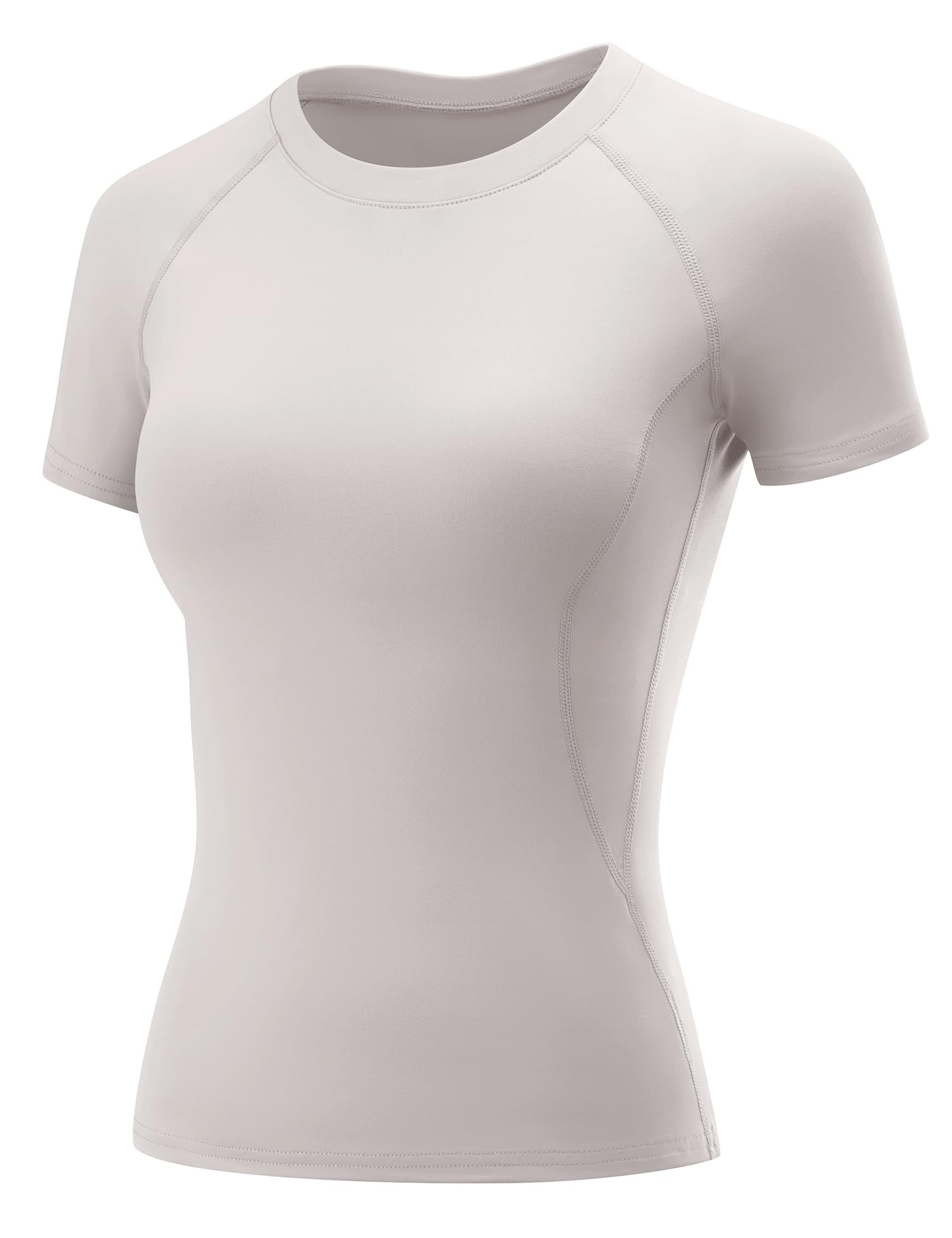 LOMON Womens Workout Tops Short Sleeve Raglan Athletic Shirts Yoga Gym Crewneck Quick Dry Tshirts