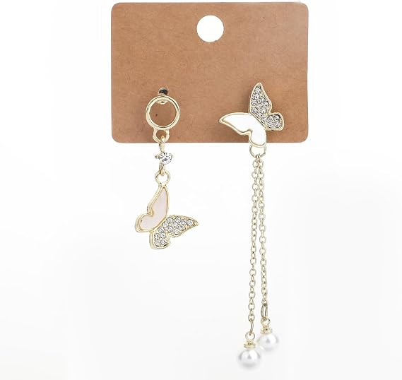 100 Pcs Earring Cards Earring Display Holder Cards Paper Hanging Earrings Tags for Jewelry Display Ear Studs (Brown)
