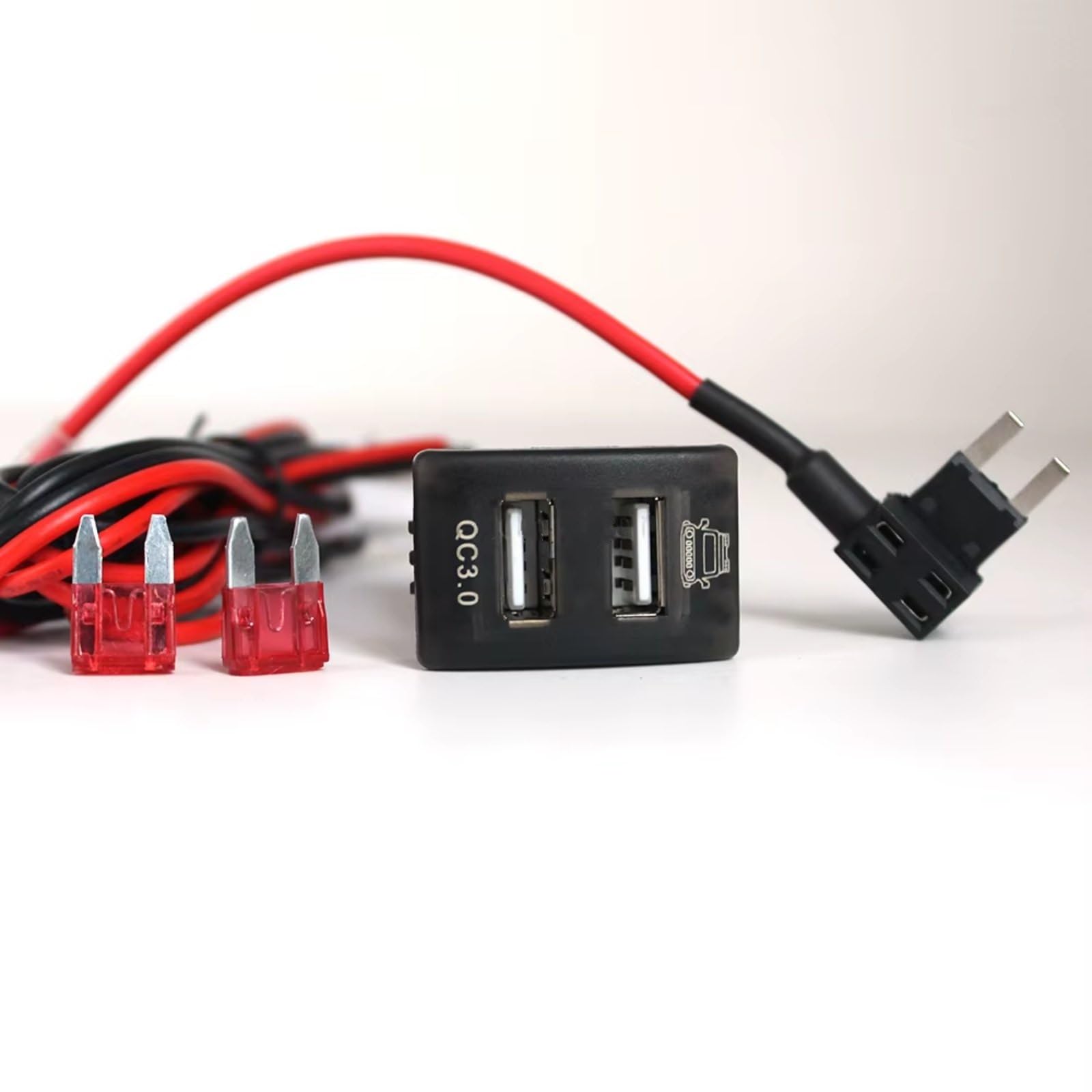 Console Centrale Porta USB Compatibile Con Suzuki Per Jimny Presa Adattatore Ricarica Telefono Auto Dual QC3.0 Presa Caricabatterie Porta USB