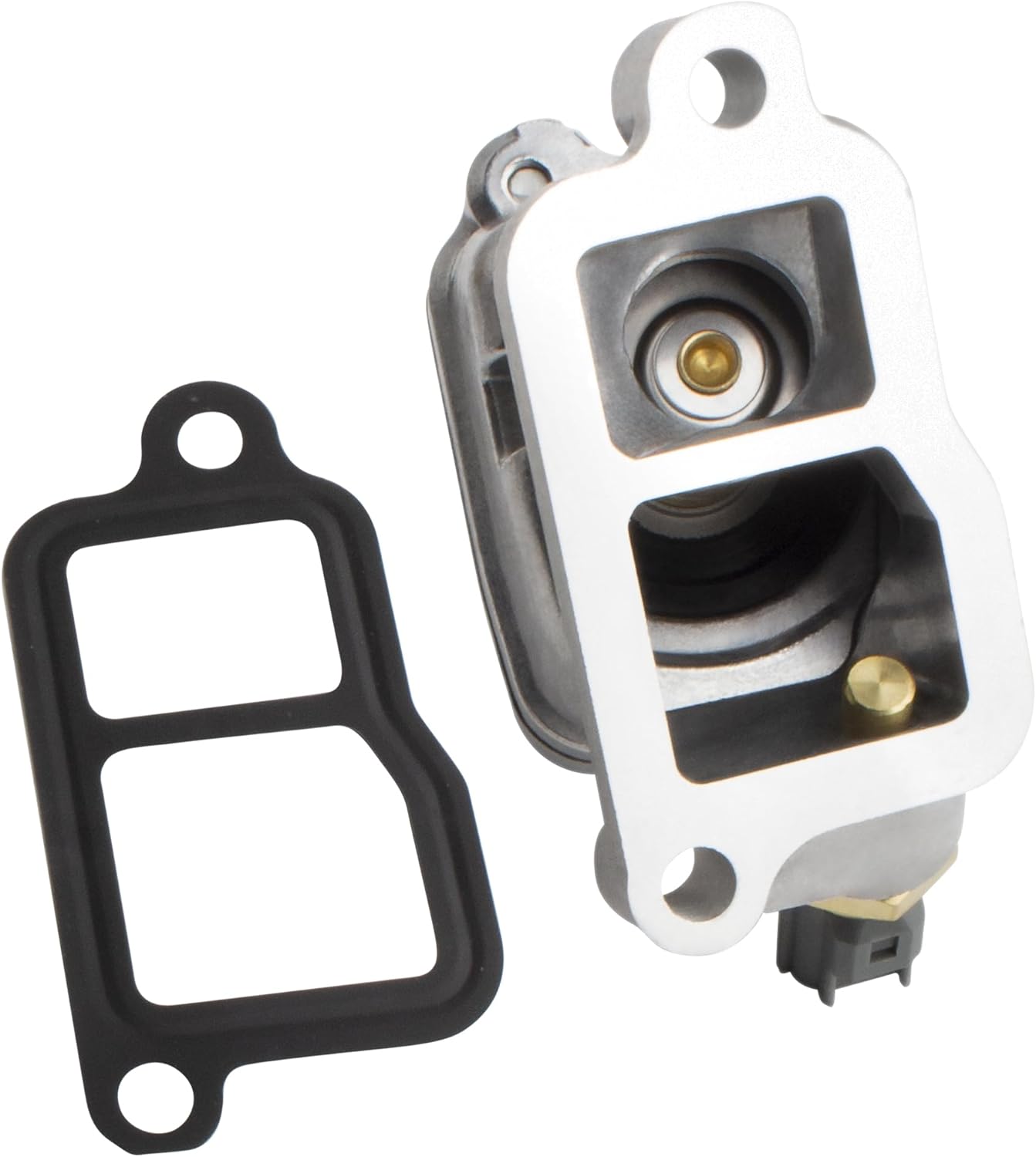 BOXI 902-5185 Engine Coolant Thermostat Housing Assembly Fits for Volvo S60 2003 2004 2005 / for Volvo V70 2003 2004 2005 2006 2007 L5 2.4L / Replaces 915-194 30650022