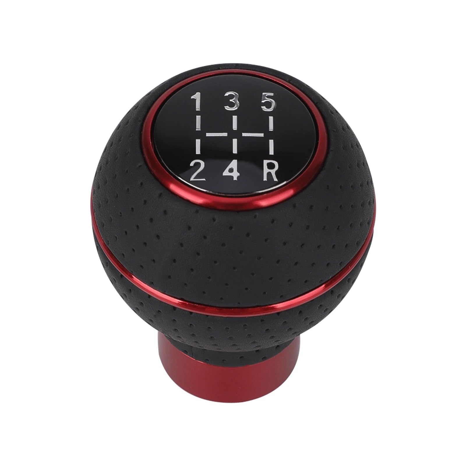 Xexjhqq Red Gear Stick Knob For Focus For Mk2 For Daewoo 5 Speed Gear Shift Knob Aluminium Universal Lever For M8 M10 M11 M12 Manual Transmission(Red)