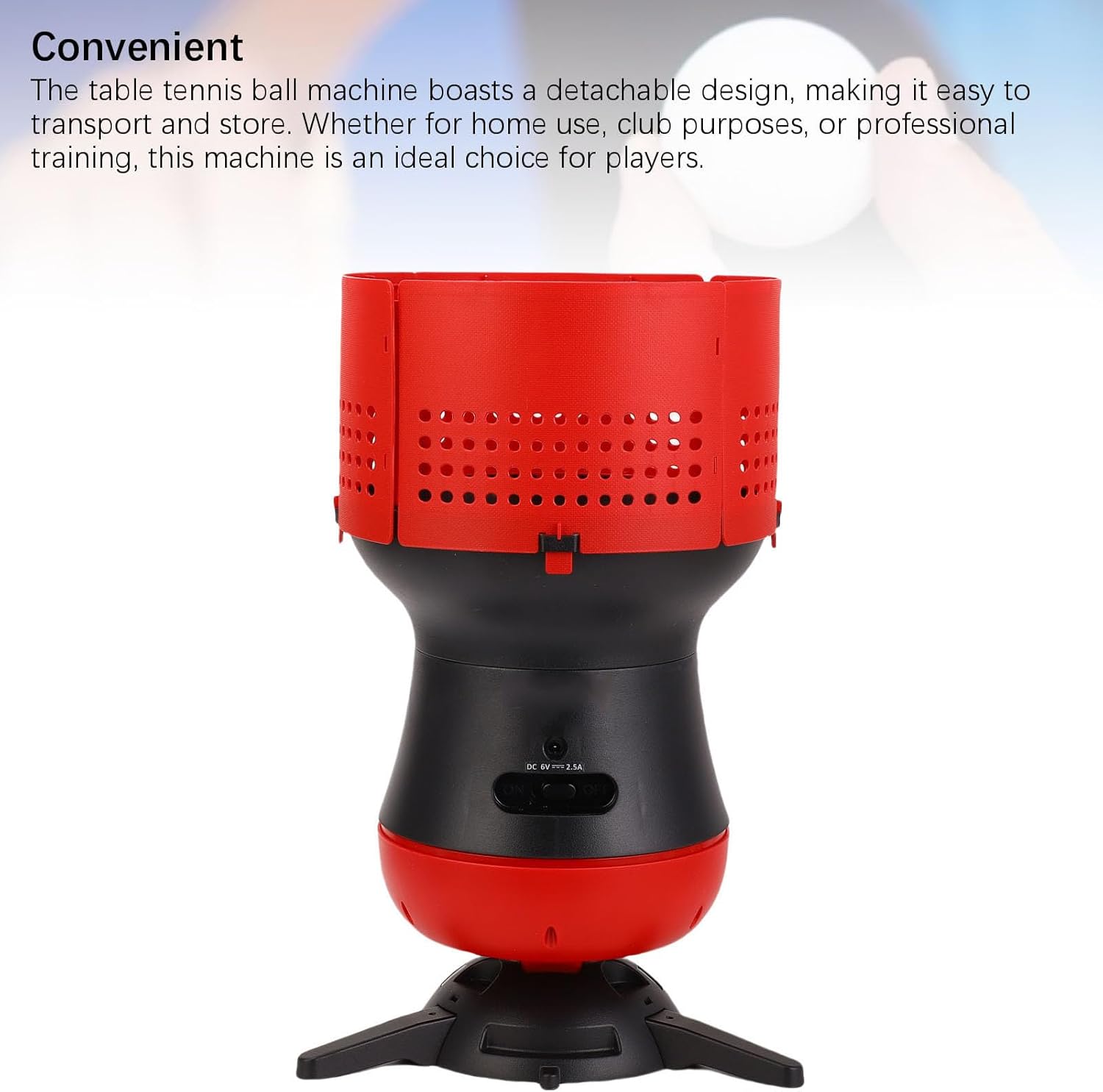 Multi Function Table Tennis Ball Machine 80 Ball Capacity Auto Robot Wireless Remote Adjustable Speed Frequency Spin Angle Home Club Professional Training Beginners