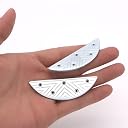 Metal Heel Plates 3 Pairs Sole Repair Kit with Screw Nails Shoes Heel Taps Tips Repair Pad for Shoes and Boot gallery image