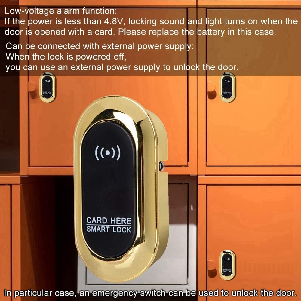 Cerrar Cerradura electrónica Cerradura de inducción electrónica inteligente Cerradura con sensor Sauna Gabinete Gimnasio Casillero Oficina para almacenamiento Cajón Armario para armario de puerta