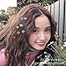 50 pinzas para el pelo con forma de flor tipo perla para...