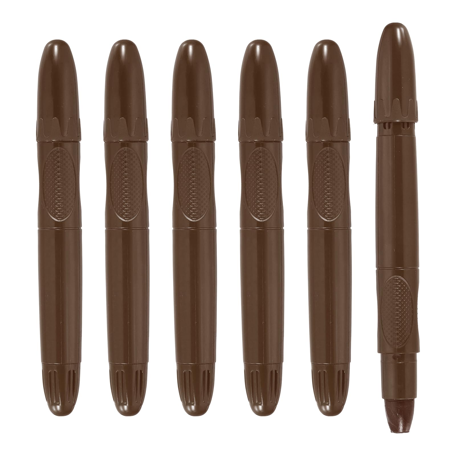 PATIKIL 6 Pack Twistable Crayons, Coloring Twist Crayon Retractable Easy to Hold Silky Washable for Coloring Books Crafts Birthday Parties Art Office Supplies, Coffee