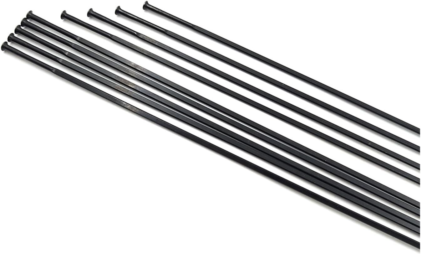 12pcs/lot for Bicycle Spokes Straight Pull High Strengh Stainless Steel 14G 2.0mm Black 168-302mm