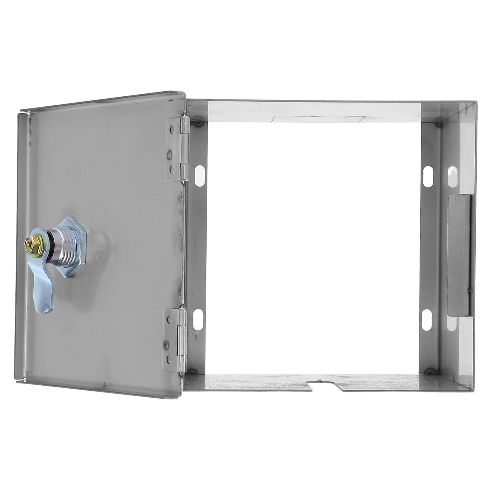NUOBESTY Stainless Steel Lockable Theft Outlet Protector Box Wall Switch Secure Cover for Home Public Spaces
