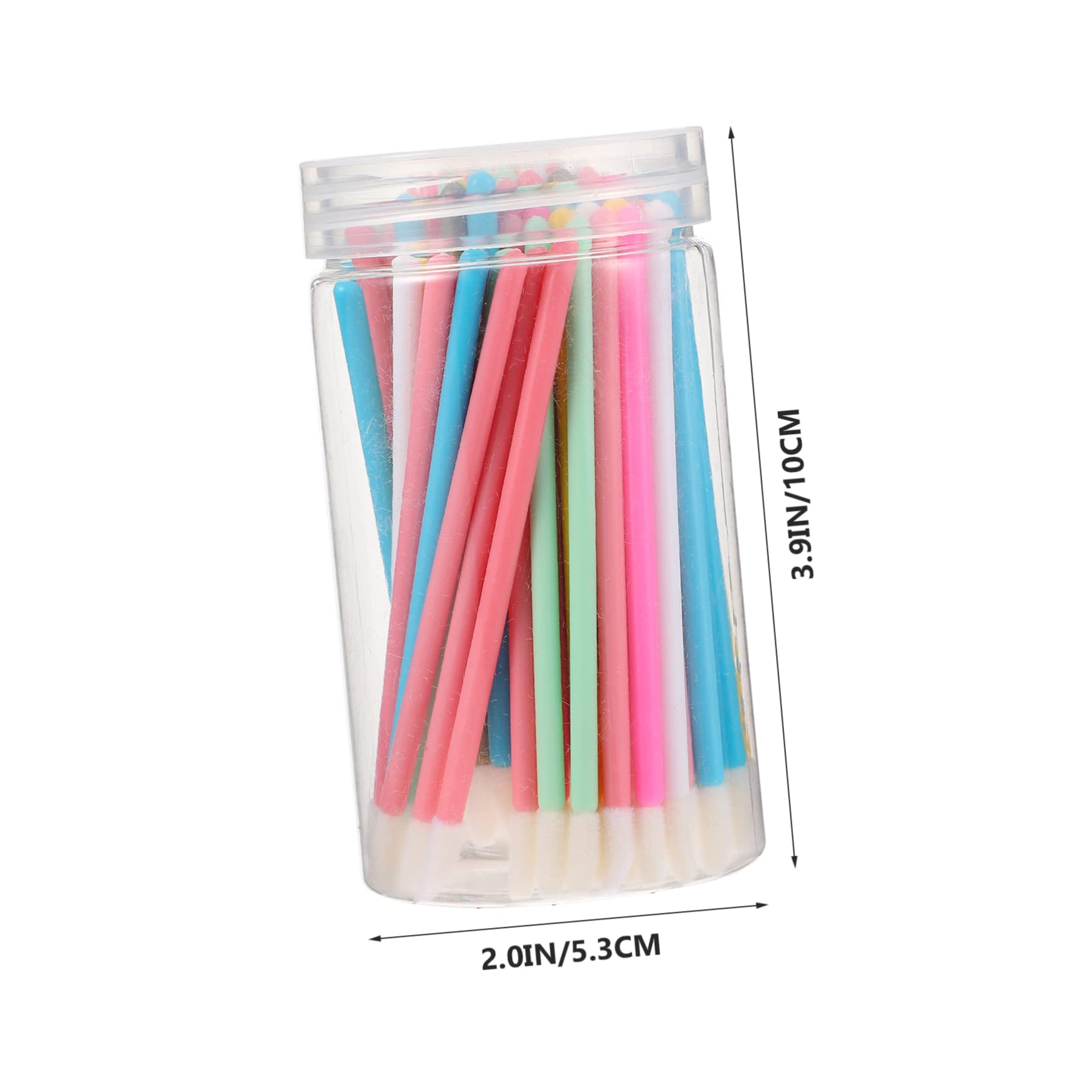 LIFKOME Lipstick Applicator Wands 100 Pack Lip Brush for Makeup Plastic Lip Brush Beauty Tools
