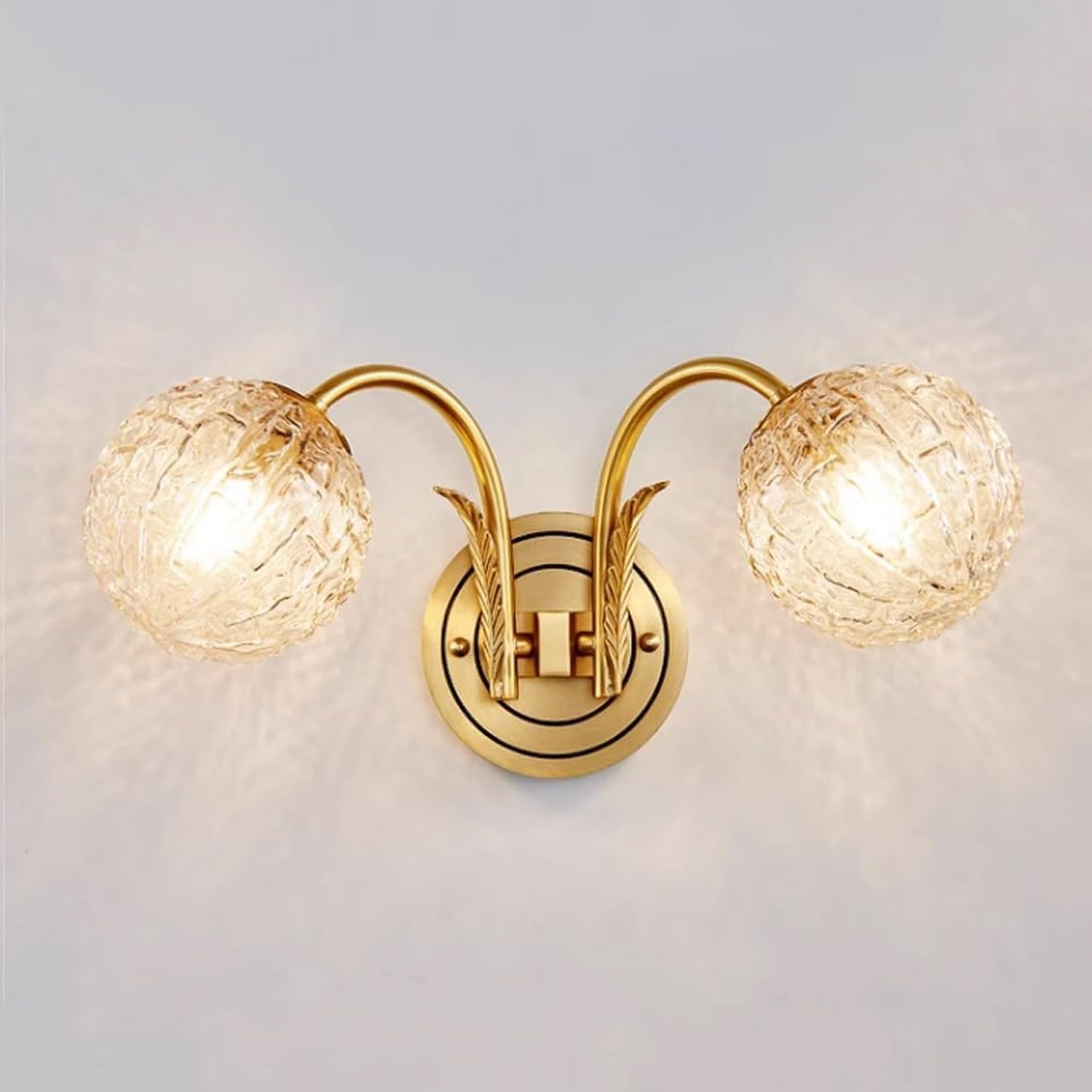 Jybnbbe Light Wall Bedside Modern Brass Mount S Home Sconce With Glass Shade Bathroom Hallway Ing Reading Lamp,Chandelier,2