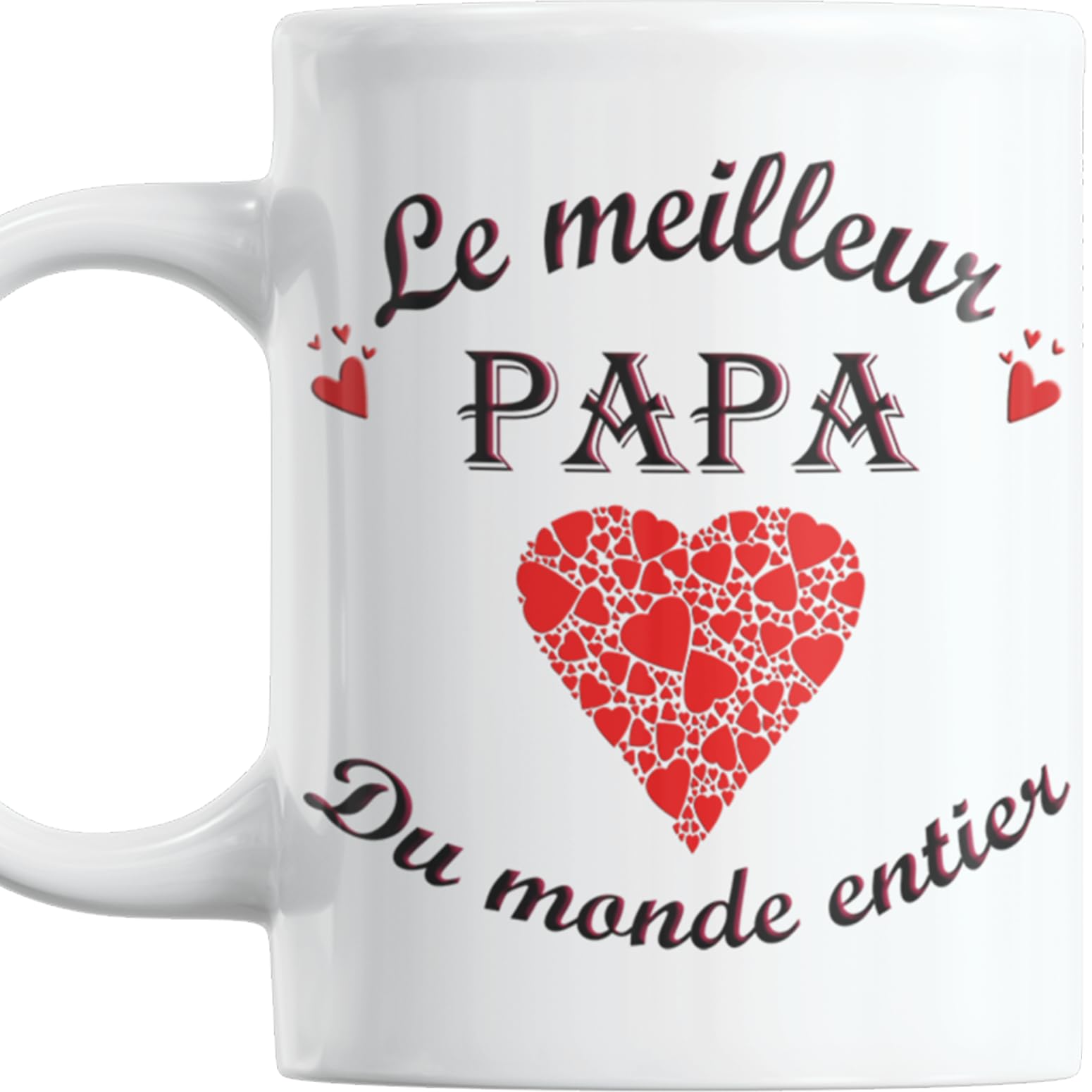 CADEAU DE FÊTE Des Pères De La Part De Son Fils, Signe En Forme De Cœur