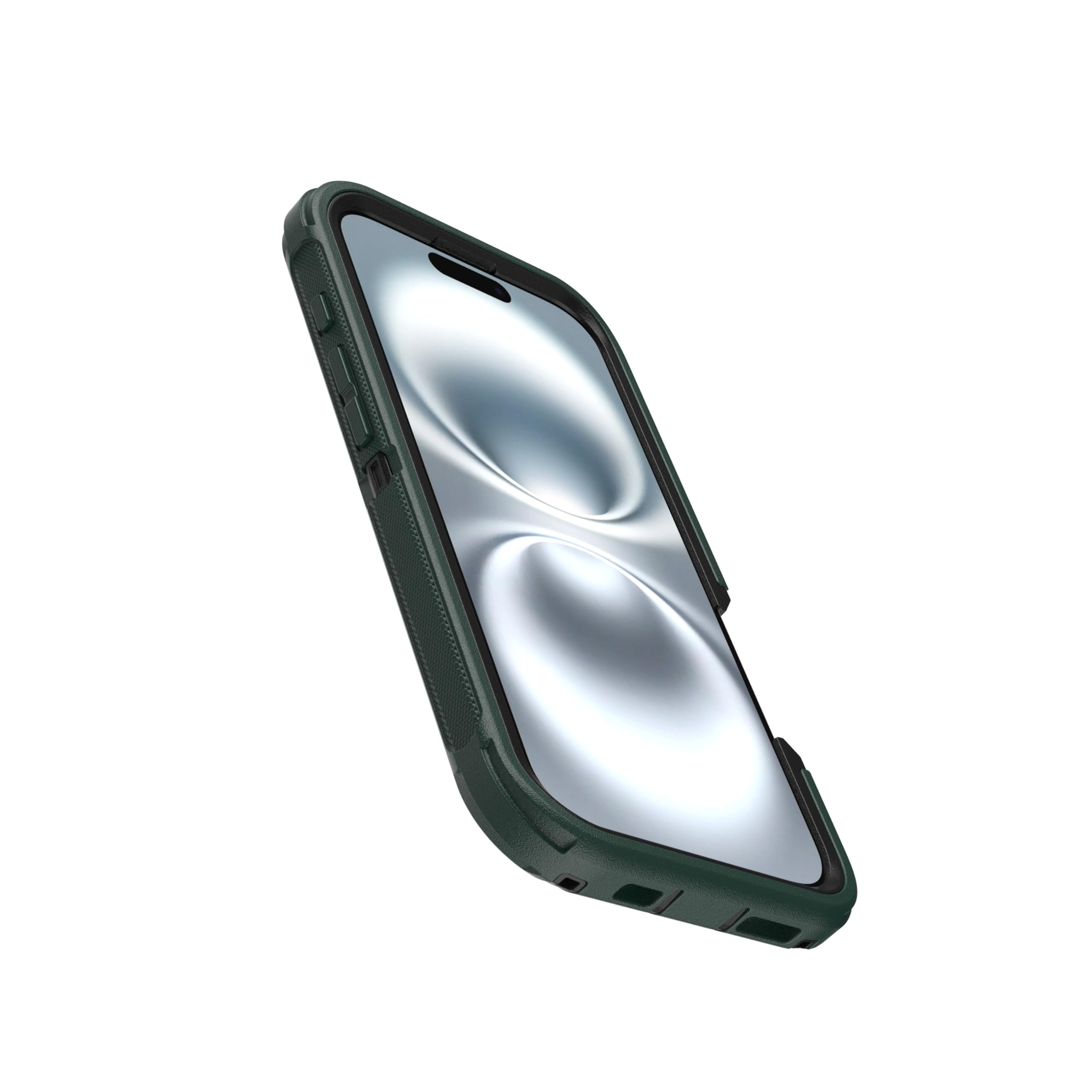 OtterBox iPhone 16 (únicamente) - Funda Protectora de la Serie MagSafe - Anacardo Cinder (Negro y Naranja) - Solo Funda - Imanes incorporados - Sin Pantalla - Resistente y Duradera, con protección de