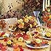 Bassion 1000 Pcs Fake Fall Leaves Decoration, Assorted Mixed Colored Faux Maple Leaves for Fall Decor, Weddings, Events and Decorating
