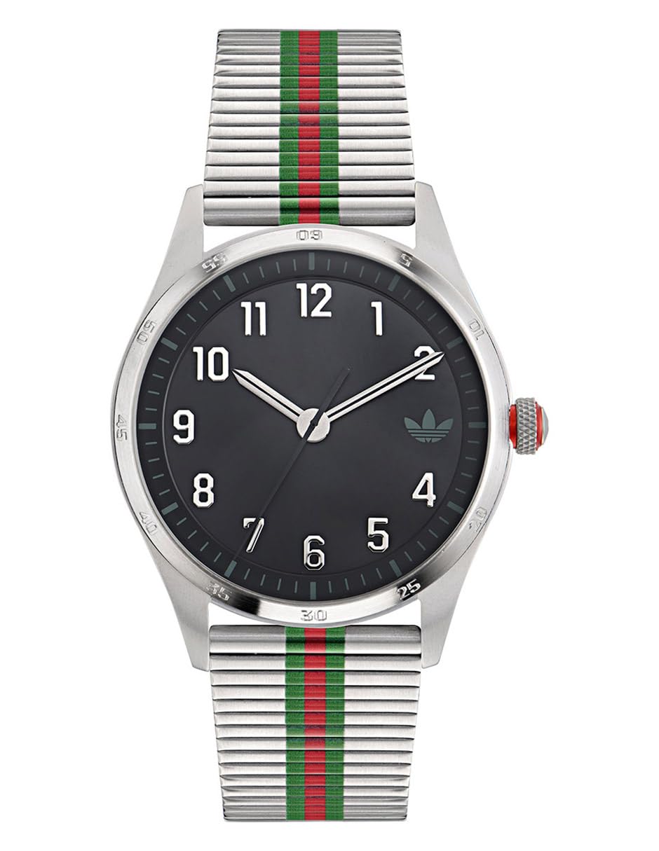 adidas Stainless Steel Analog Black Dial Silver Strap Unisexs Watch-Aosy235252I (B0CJFZHPBD) Amazon Price History, Amazon Price Tracker