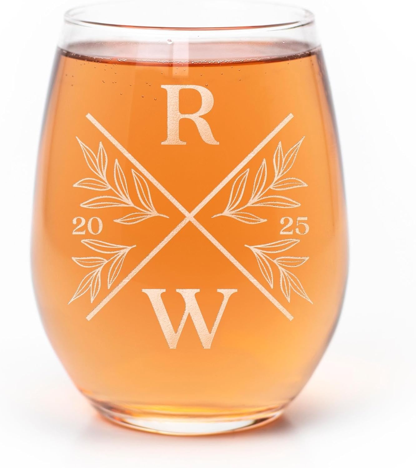 Personalized Wedding Gift Wine Glass, Gifts For Couple, Bridal Shower, Newlywed Keepsake - 1 Pack - Image 3