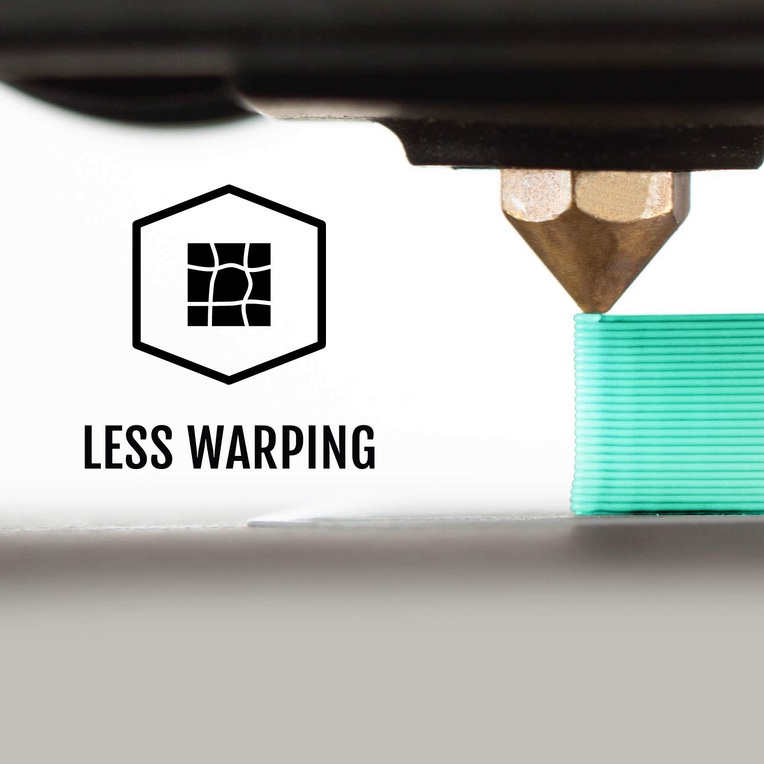 HATCHBOX ABS 3D Printer Filament, Dimensional Accuracy +/- 0.03 mm, 1 kg Spool, 1.75 mm, Mint Green