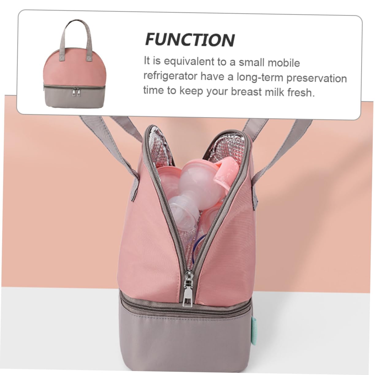 3 Pz Borsa borse termiche sacchetti termici refrigeratore per biberon bottiglie di latte borsa per bottiglia di latte borsa tote bottiglia di latte poliestere