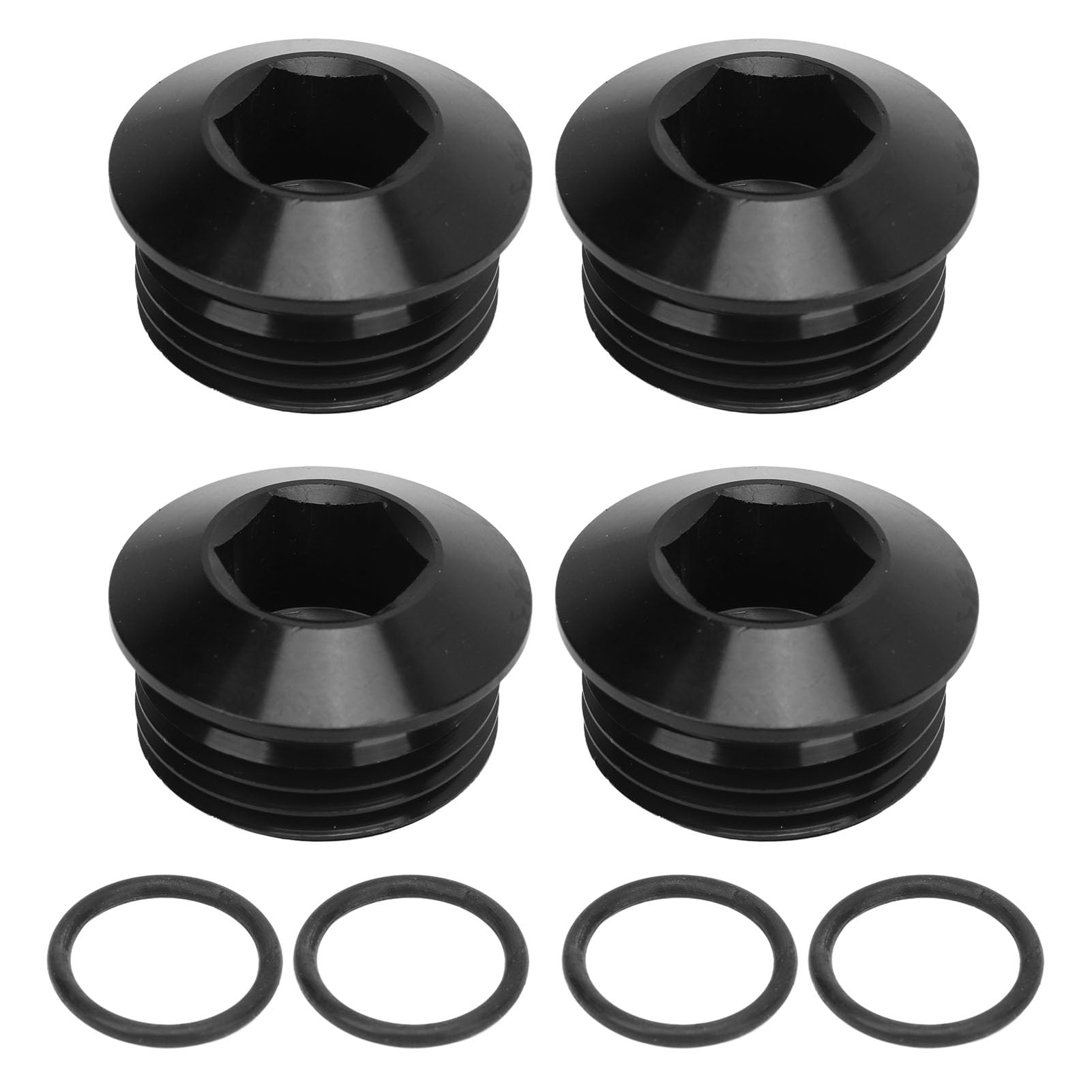 Enchufe ORB 10AN anticaídas de aluminio sellado con junta de 5/8in contra fugas