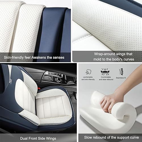 Miniatura 6 de 5 fundas de asiento para Hyundai Genesis 2009-2016, fundas de asiento de automóvil, impermeables, antideslizantes, suaves, protectores de asiento de