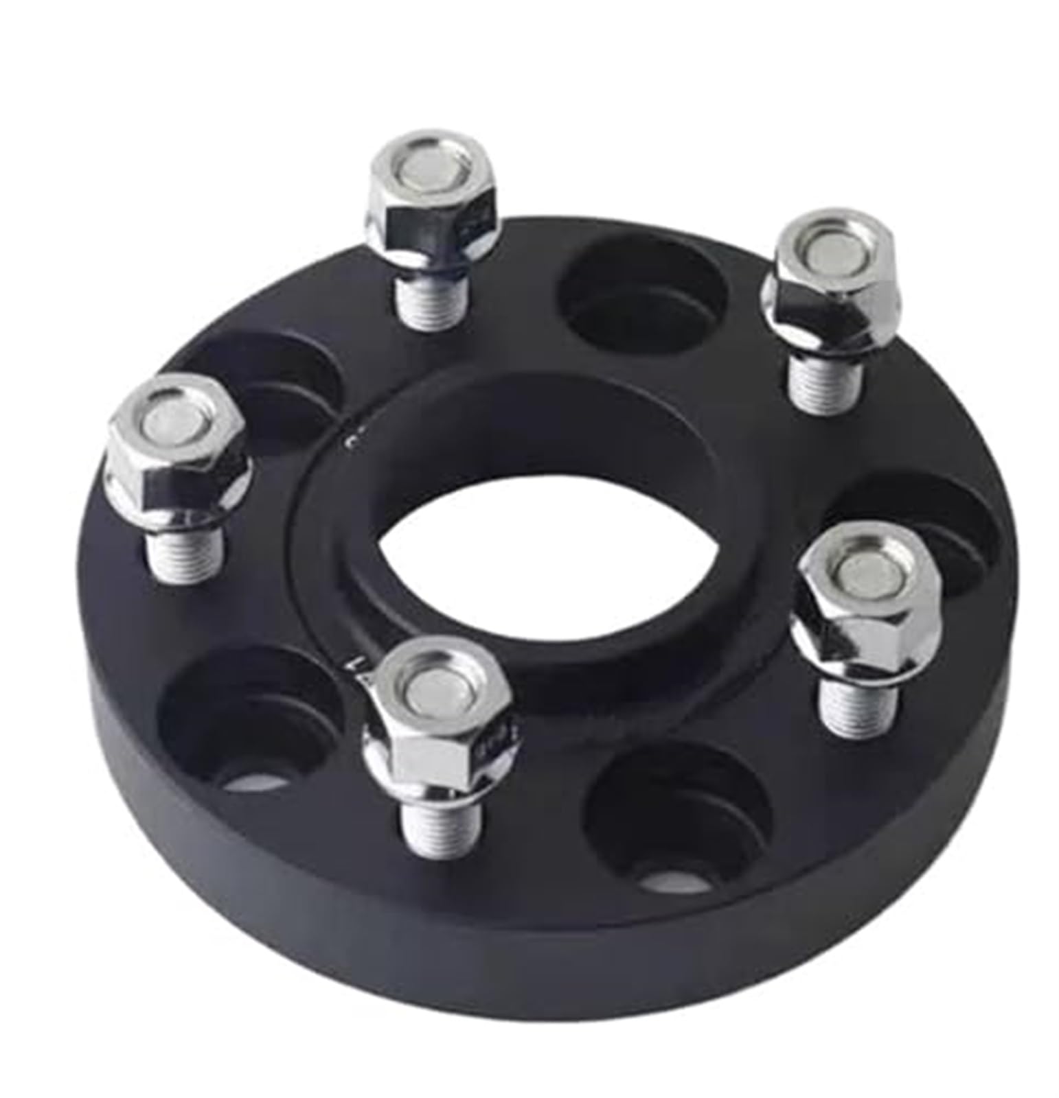 Dystanse Dystanse kół 5x114.3 Hubcentric 70.5 15mm 20mm 25mm, do Mustanga, Aluminiowe podkładki dystansowe do kół Dystanse kół samochodowych(BLACK 15mm)