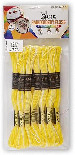 Miniatura 57 de Paquete de 12 hilos de bordado de alta calidad, madejas de 100% algodón egipcio de alta calidad, hilo de bordado de punto de cruz, algodón trenzado