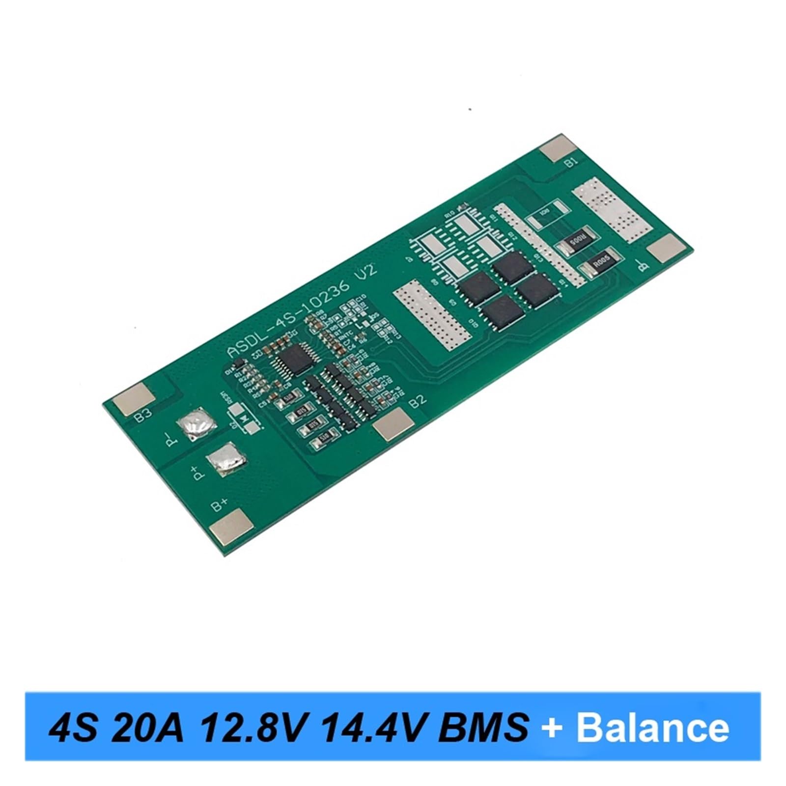 Płyta BMS, 4S 40A 12,8 V 14,4 V 32650 32700 Zrównoważony akumulator BMS do łodzi elektrycznej Nieprzerwane zasilanie 12 V Akumulator samochodowy