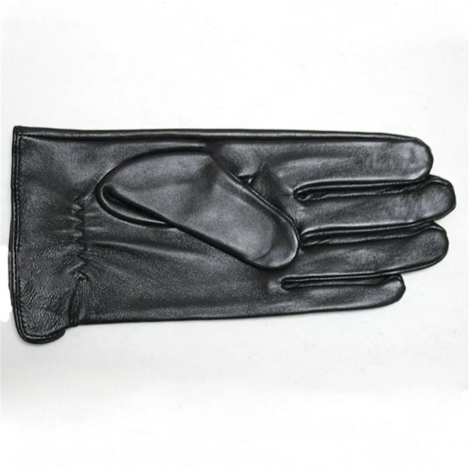 Guantes de piel de oveja auténtica para hombre, delgados, sin forro, para pantalla táctil, mensajes de texto, verano, al aire libre, conducción