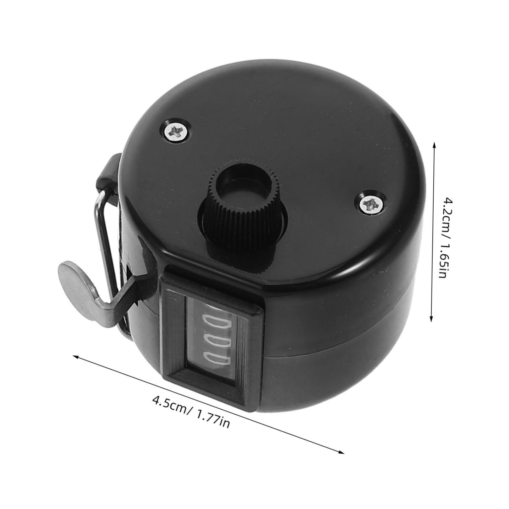 Abaodam Dual Counting Tally Clicker for Golf Baseball Accurate Display Portable Design for Sports Events Black