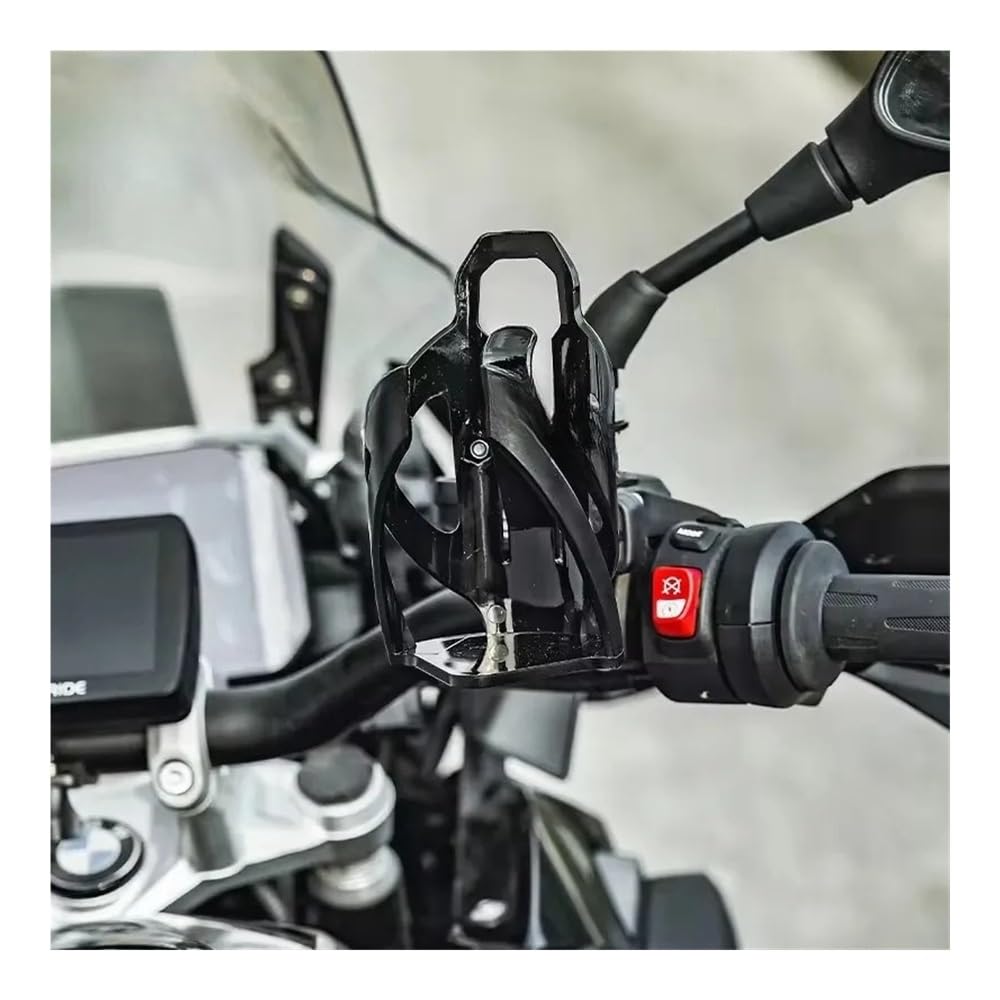 Motorrad Outdoor Reiten Spiegel Lenker Wasser Flasche Tasse Halter Universal Einstellbare Trinkbecher Halterung Flaschenhalter(Handlebar)