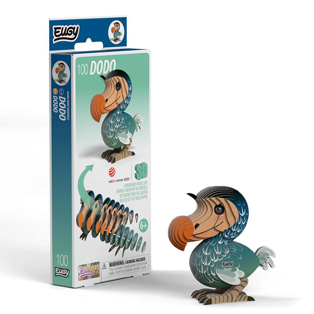 Eugy Dodo 3D Model Craft Kit - Educational Model