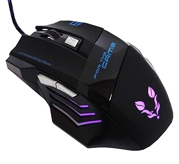 Baiba Collecation USB Cord Gaming TINIJI TJ-8 Mouse with Macro Function Glowing Gaming Mouse Type- Wired