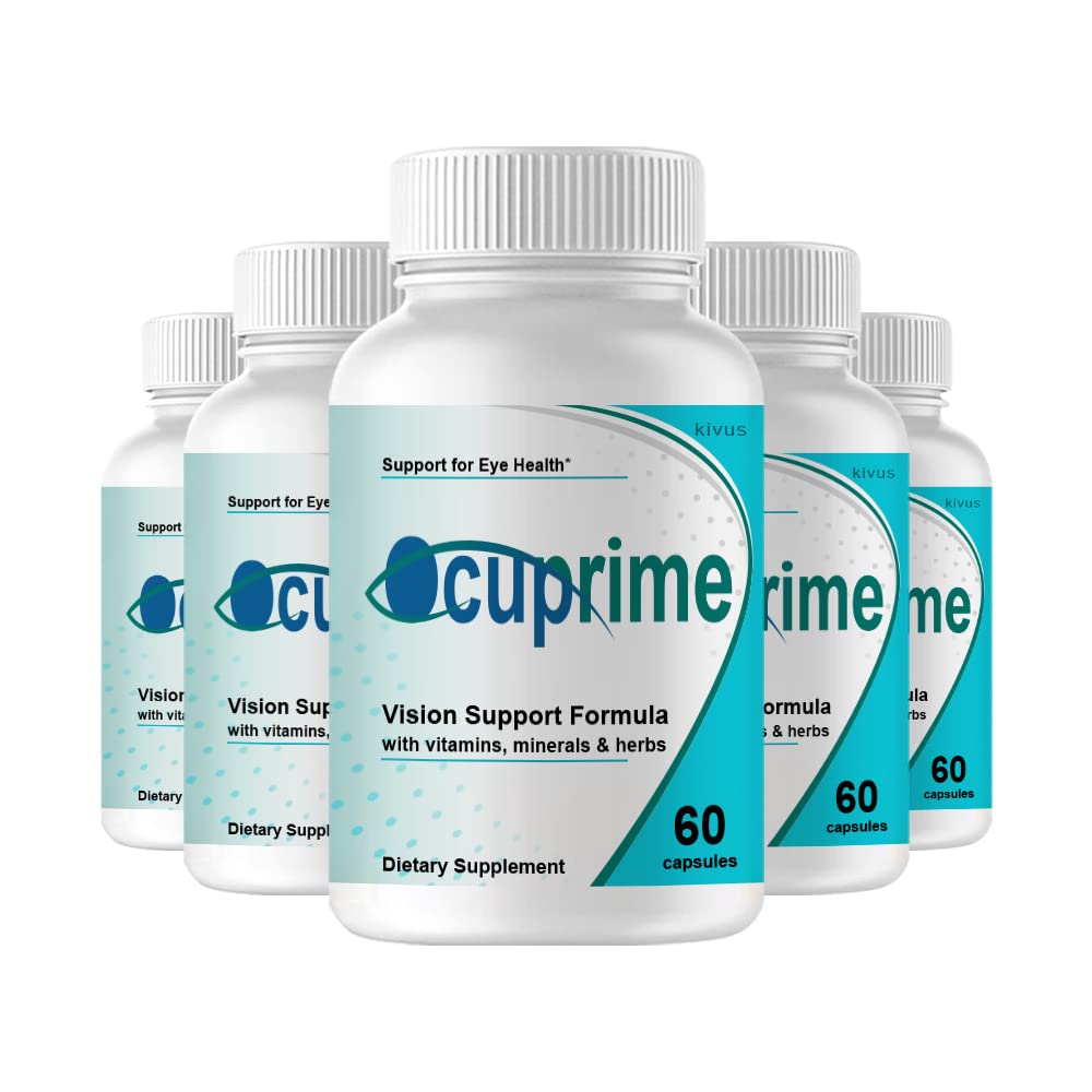 (5 Pack) Ocuprime - Ocuprime Support for Eye Health - Ocuprime Vision Support Formula (300 Capsules)