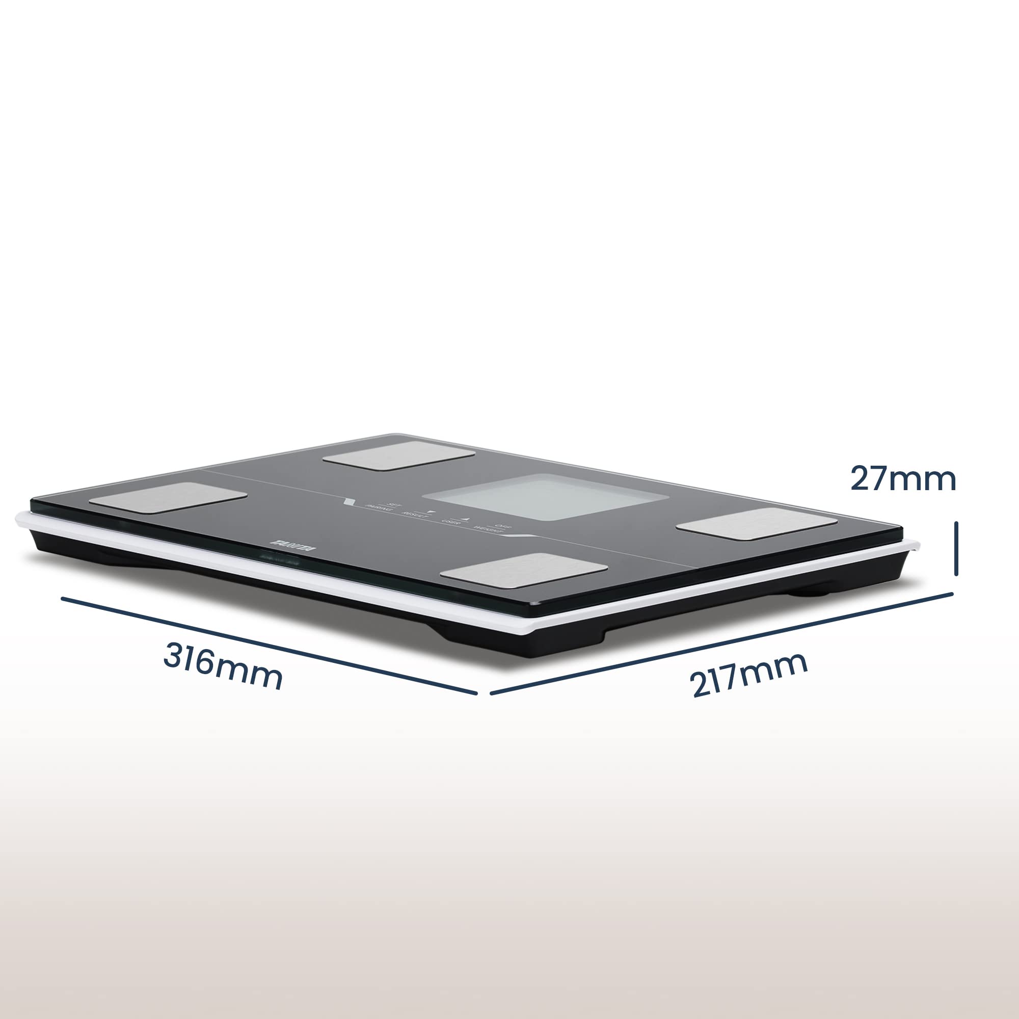 TANITA BC-401 Smart Scales for Body Weight and Fat, Black - Image 3