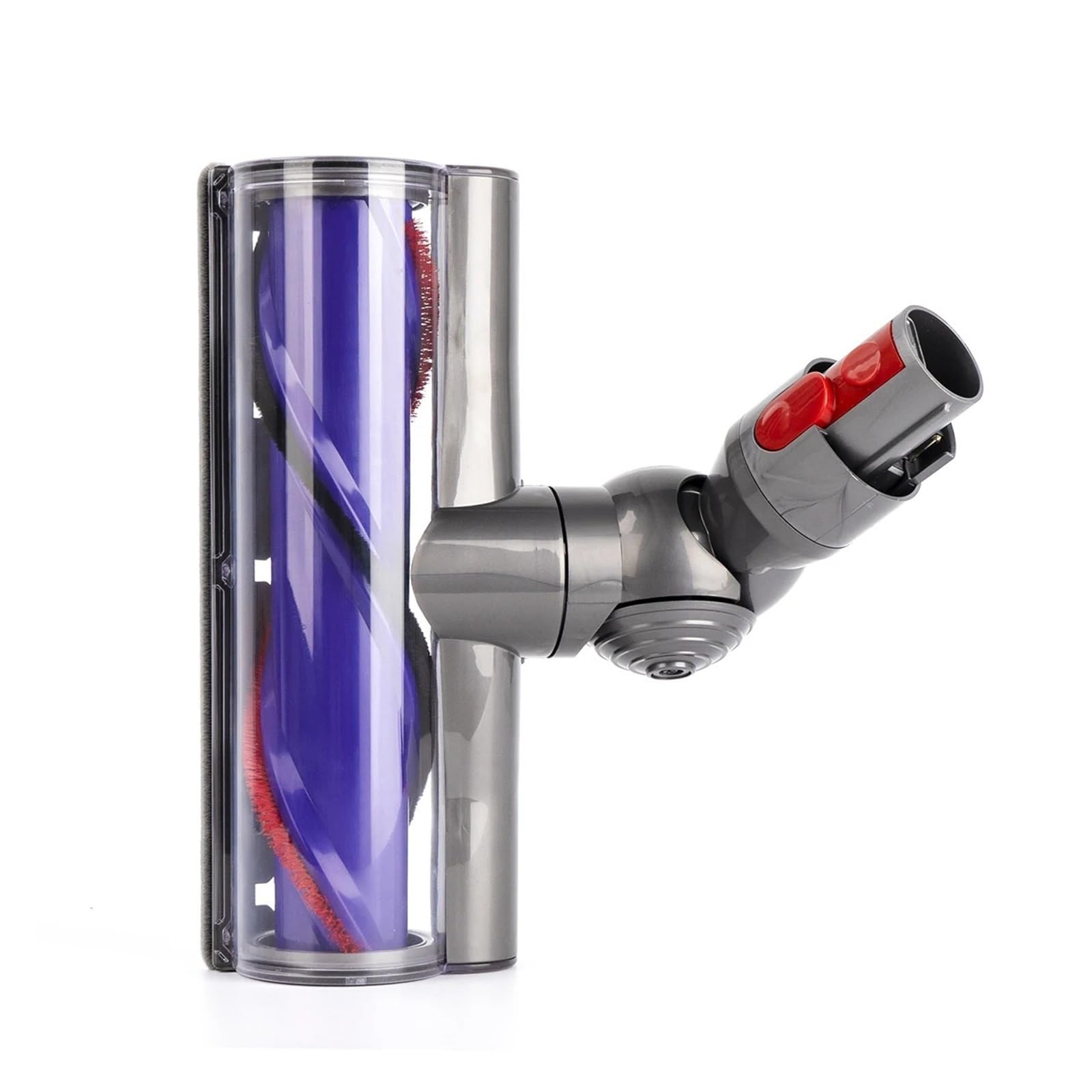 Spazzola direct drive, compatibile con Dyson, V7 V8 V10 V11 | Accessorio elettrico per pavimenti, V15, ABS nylon fibra di carbonio, rotazione 120°/180°