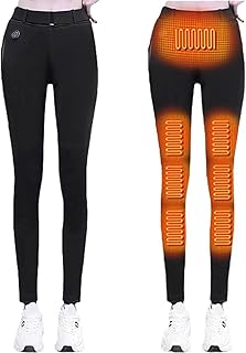 Heated Pants for Women, Heated Leggings Women, Heated Snow Hiking Pants, Winter Softshell Outdoor