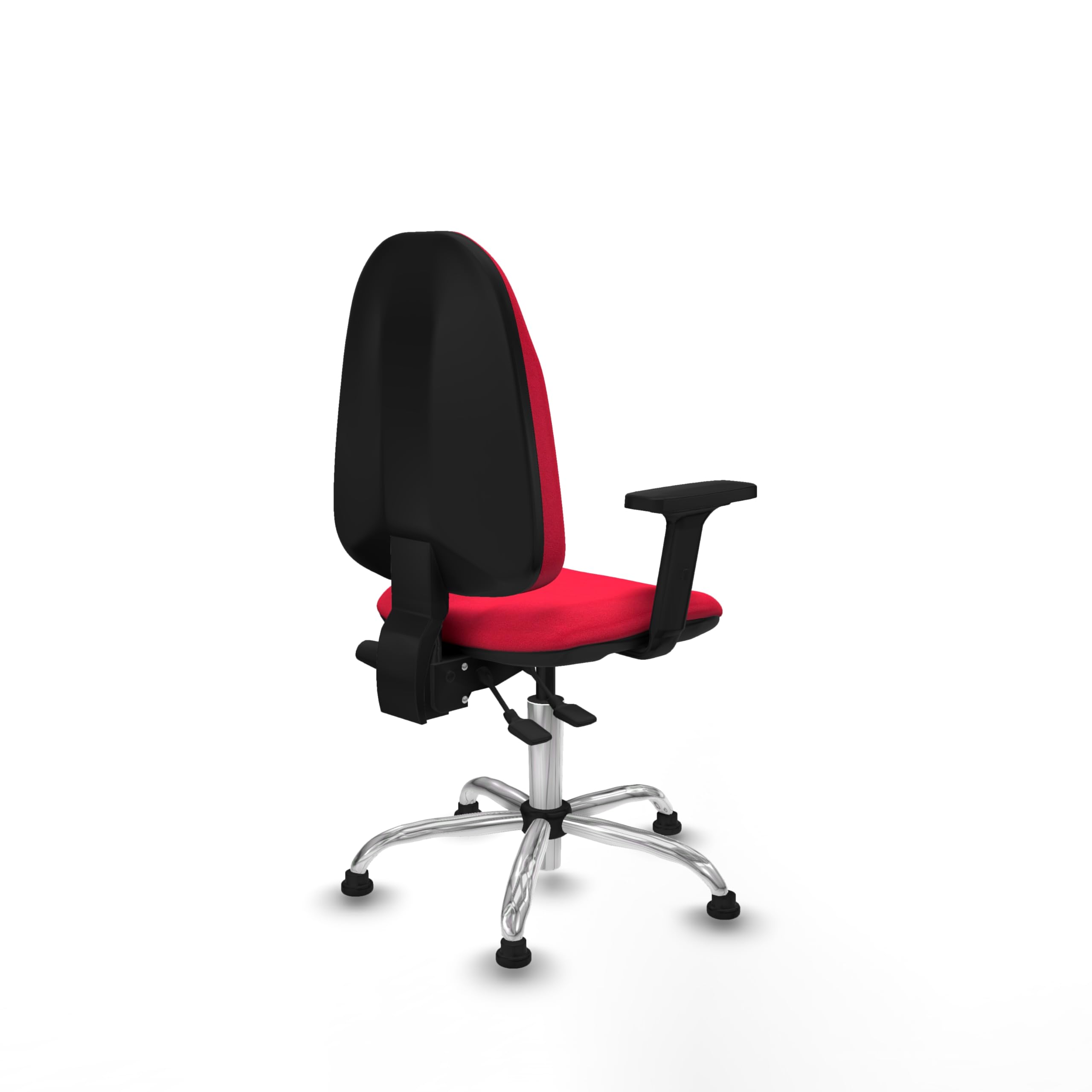 Piqueras y Crespo - Silla ergonómica cómoda Algarra, operativa con Brazos 2D, Mecanismo asíncrono, Respaldo Regulable en Altura, Ideal para Oficina y Laboratorio.