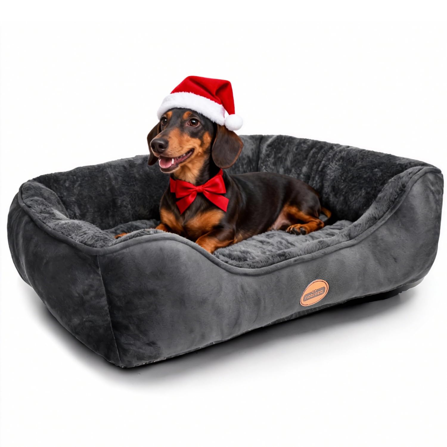 Nobleza Cama para Perros Lavable, Sofá Antideslizante 67×57 cm con Relleno Súper Suave para Gatos y Pequeñas Mascotas