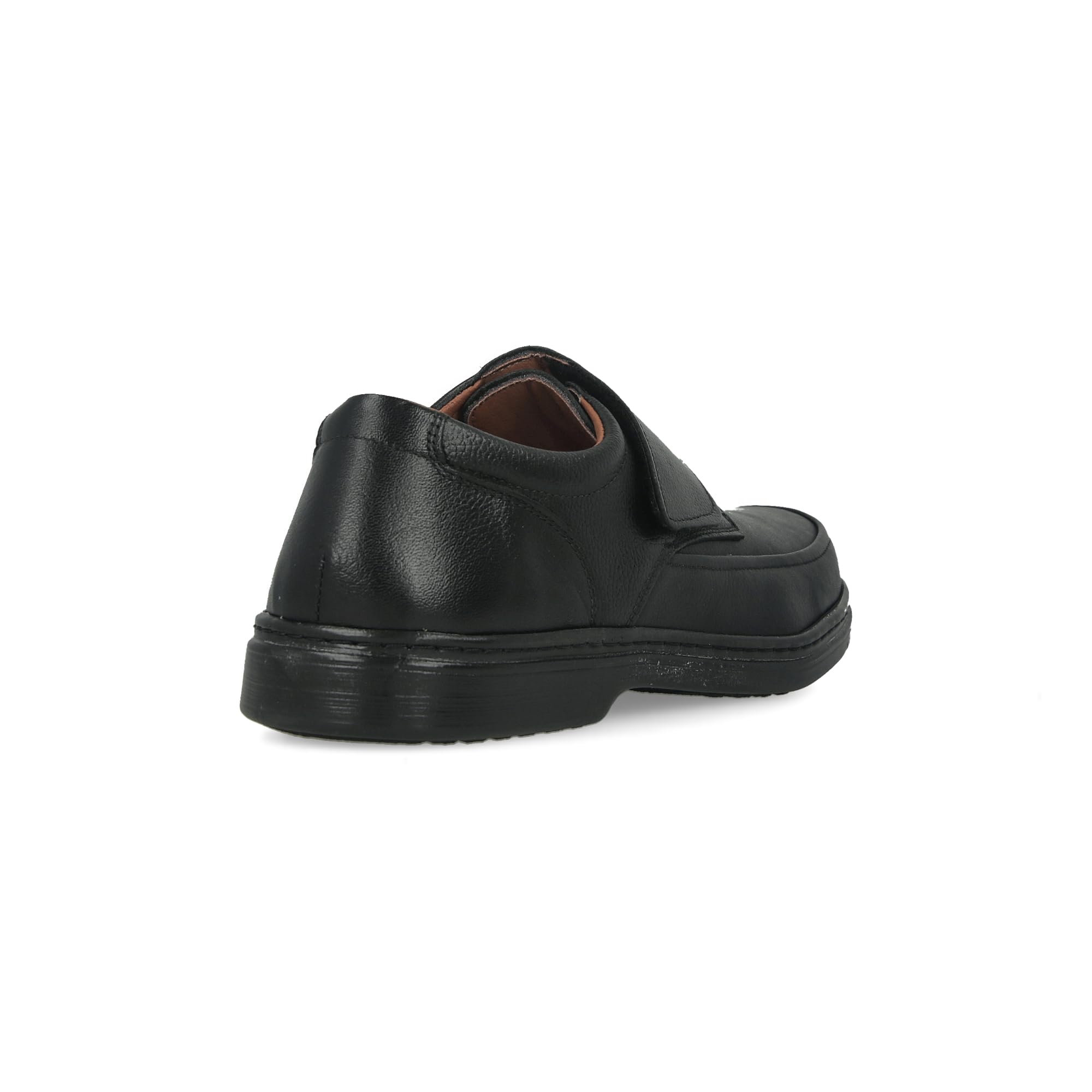 Zapatos de Trabajo, Uniforme y Hostelería de Piel para Hombre. Acolchados. Suela de Goma. Ideal Camareros, Uniformes. con/Sin Cordones y Cierre de Contacto