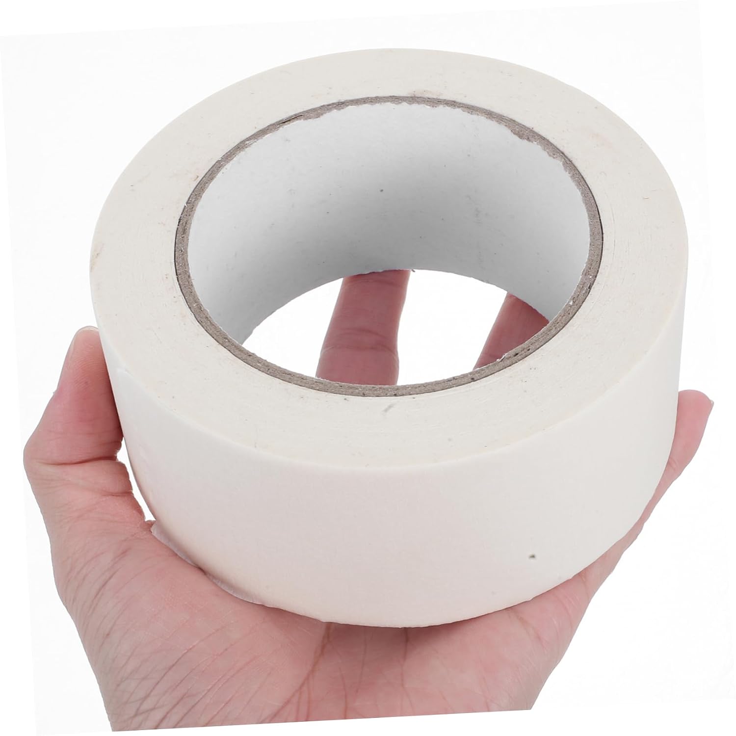TEHAUX Writable Beige Masking Paper Tape 1 Roll for Trimming