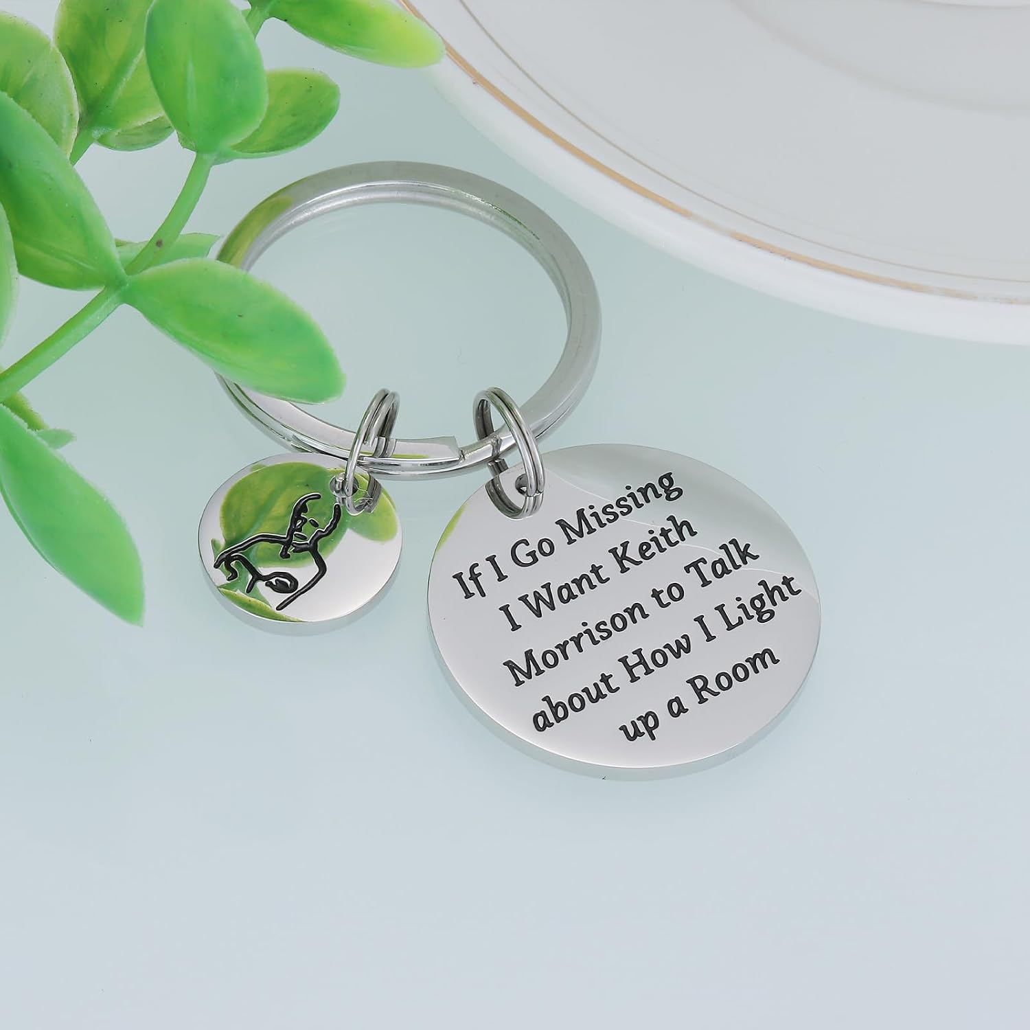 HUTIMY True Crime Keychain Gifts for Women Junkie Teens Men Funny Crime Lovers Presents Keith Morrison Merchandise