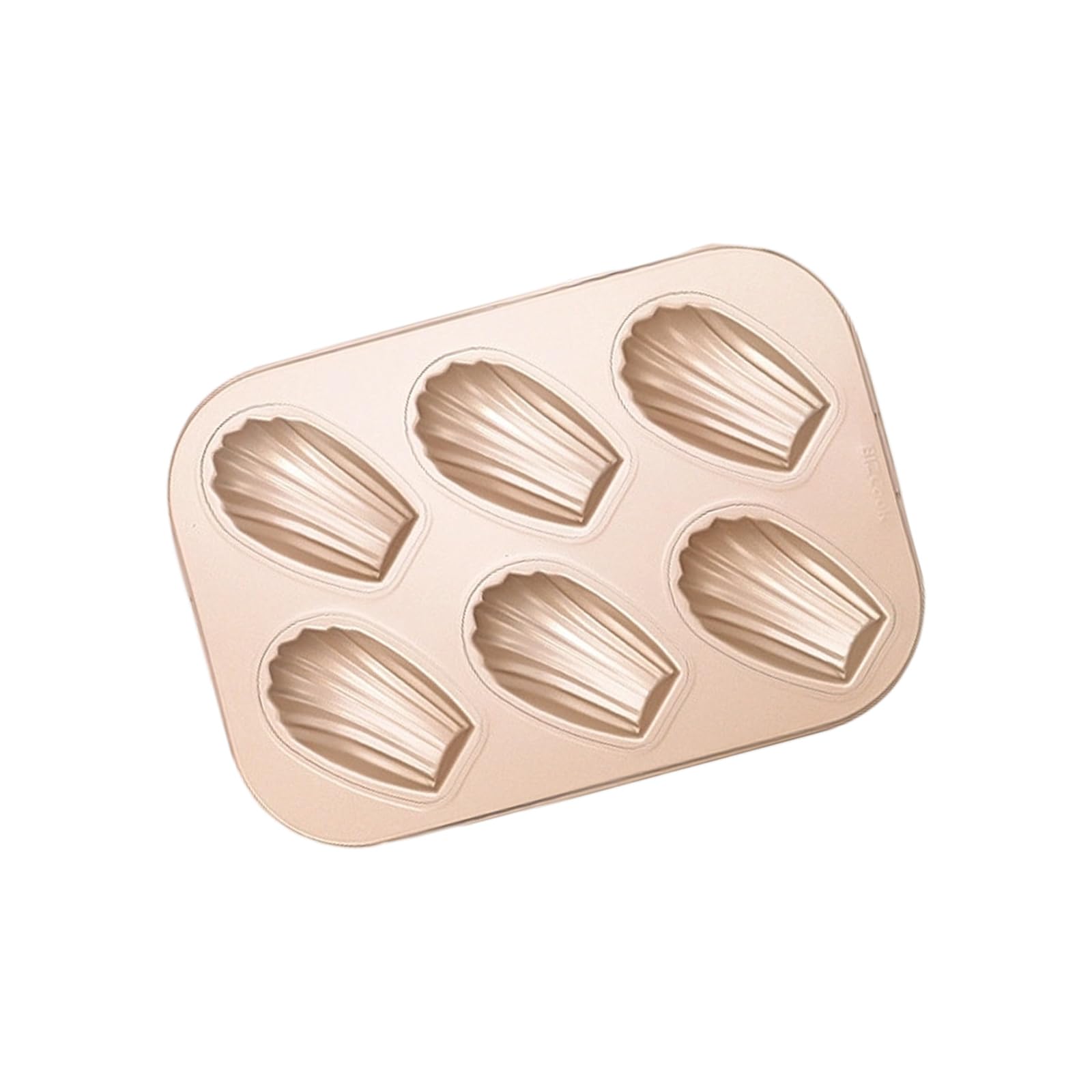 HGENAHGTF Rustproof Carbon Steel Cake Pan 6/12 Cavity Shell Shape Madeleine Nonstick Coating Mold Tray for Baking Enthusiasts Cake Baking Pan