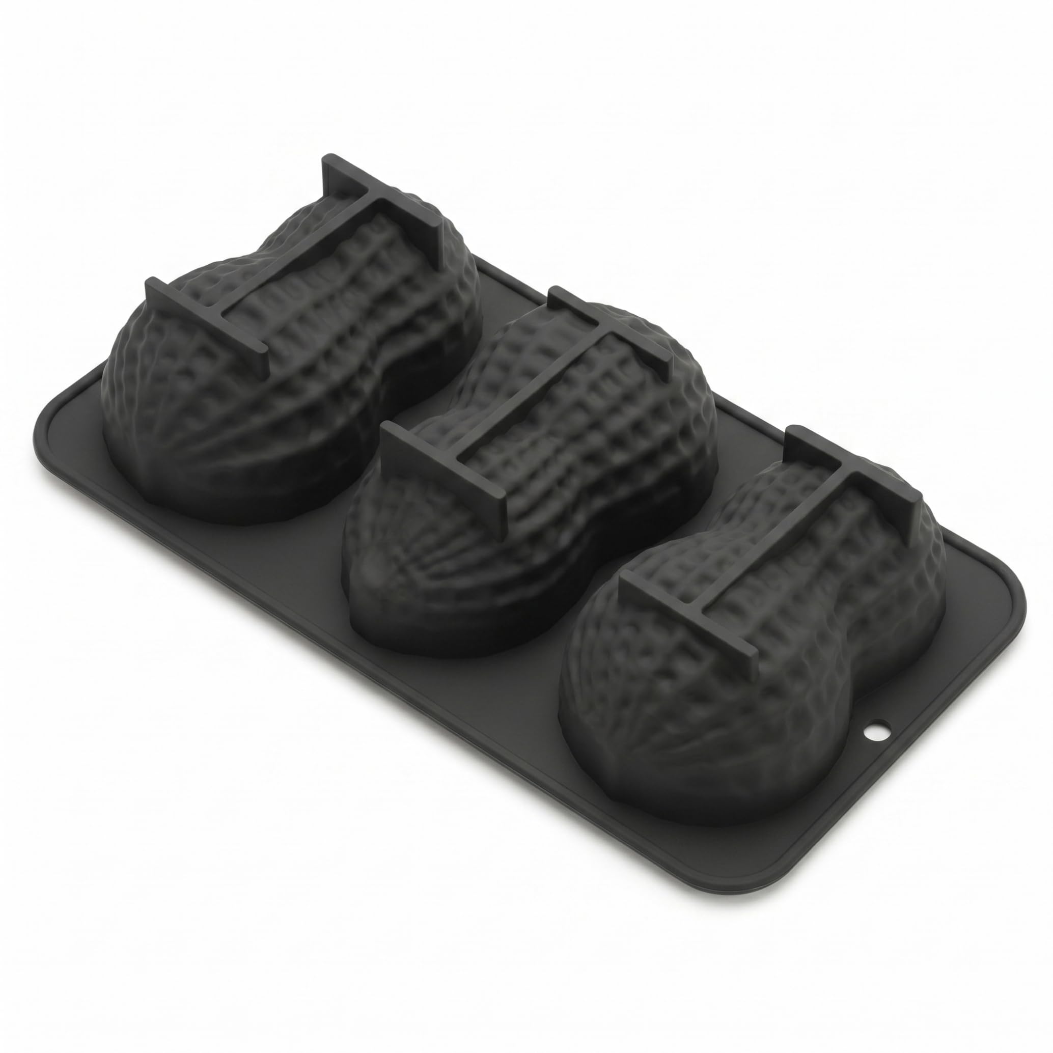 Bemonew Silicone Baking Molds Silicone Candy Molds, Food-grade Baking For Chocolate, Ice Cream & Butter, Black