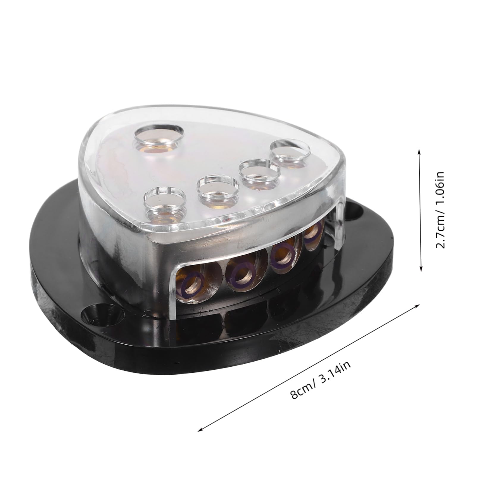 STOBAZA Amp Distribution Block: Car Audio Ground Cable Splitter for Vehicle Amplifier Systems - Stable Amp for Car SUV Truck