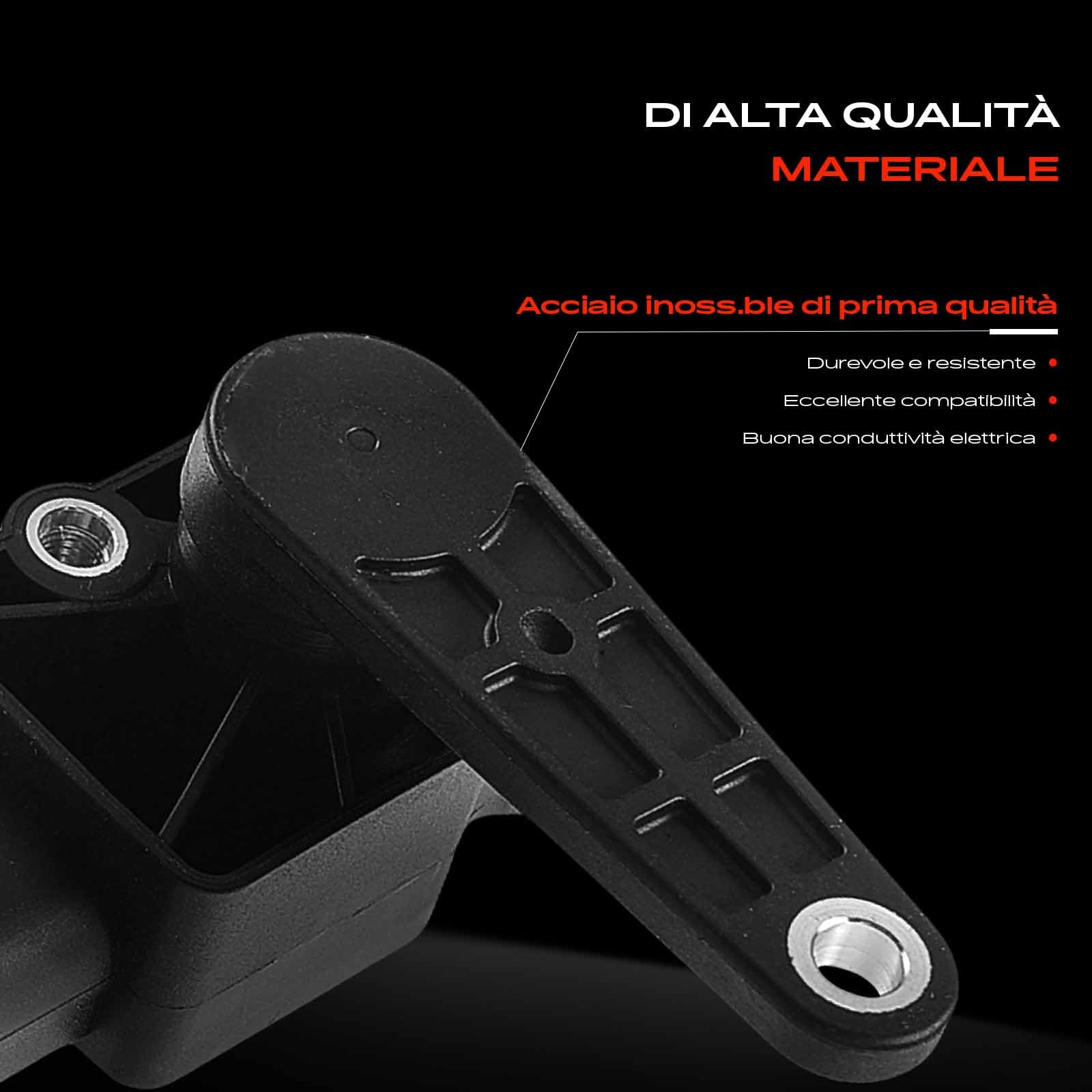 Frankberg Sensore di altezza del livello del faro Compatibile con X1 E84 X5 E70 X6 E71 E72 Serie 3 Touring E91 Serie 3 E90 Replace# 37146785206