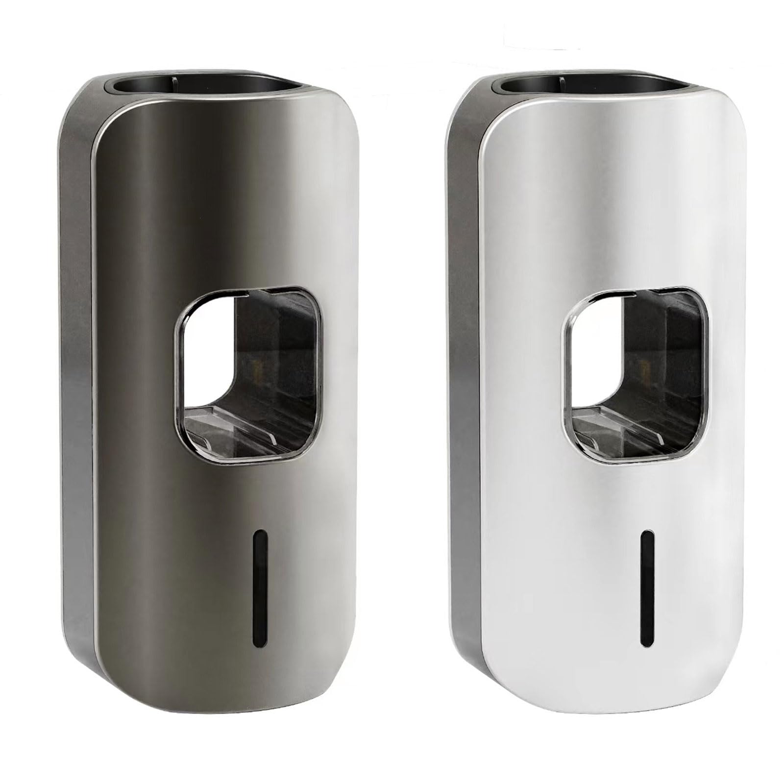 Dispensador de pasta de dientes, exprimidor automático de pasta de dientes para niños y familias, accesorios de baño montados en la pared, soporte para cepillos de dientes, dispensador de pared