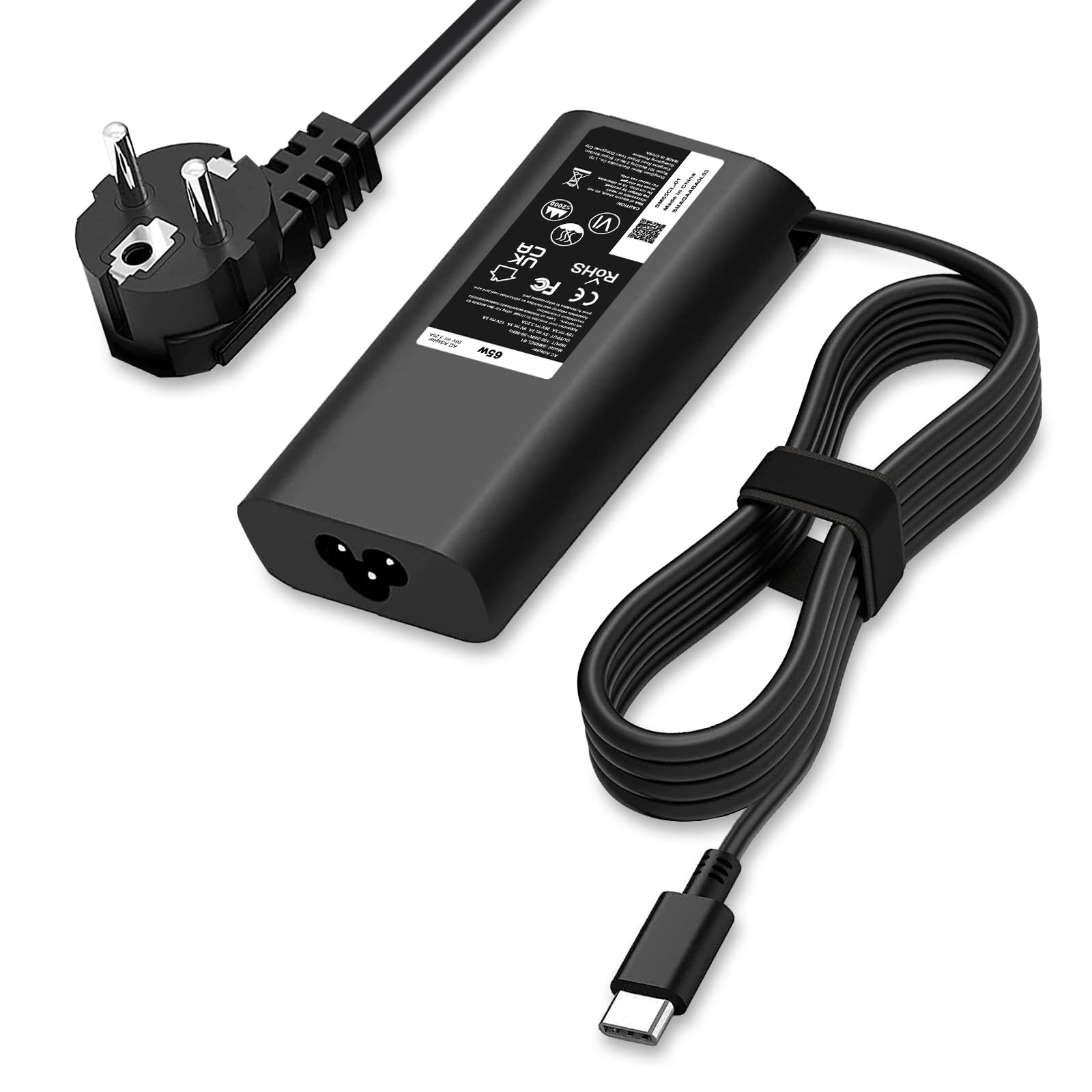 XITAIAN 65W USB Type-C Alimentatore Caricabatterie Di Ricambio Per Dell Latitude 7520 9520 7420 5420 5520 7310 7320 3500 3510 3520 5320 5400 3320 3400 3410 3420 3300 3301 3310 DA65NM190 - Foto 7