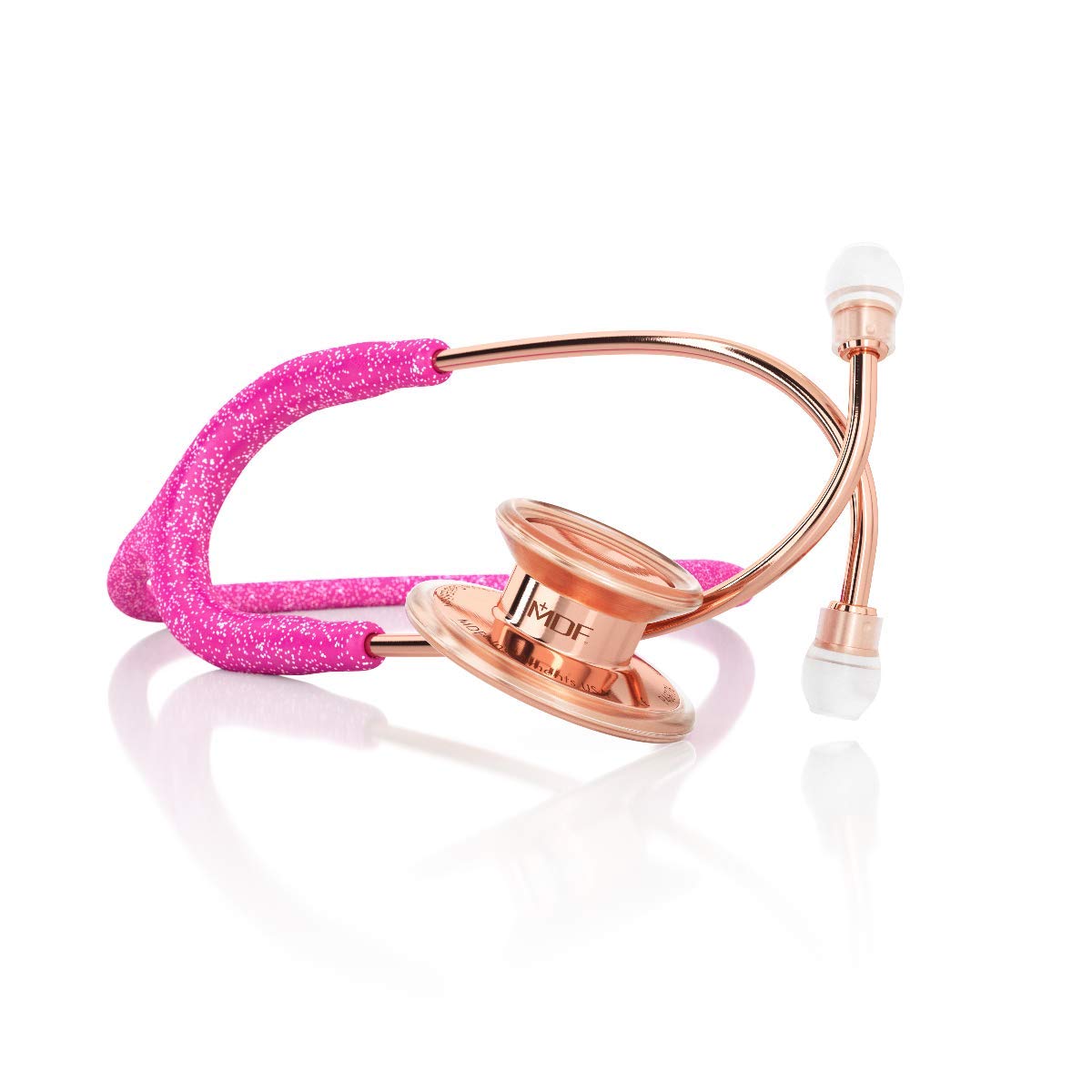 MDF MD One Stethoscope - Limited Edition MPrints - Fairy Pink Glitter Rose Gold (MDF777PGLRG) (B07TCH4QLJ) Amazon Price History, Amazon Price Tracker