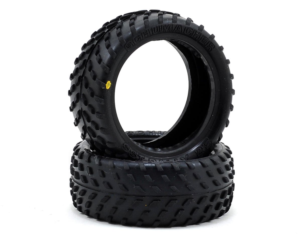 Schumacher SST Rally Tyres (24/25/Yellow/Pair) - U6629